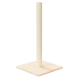 Cat Scratching Post Cream 35x35x70 cm