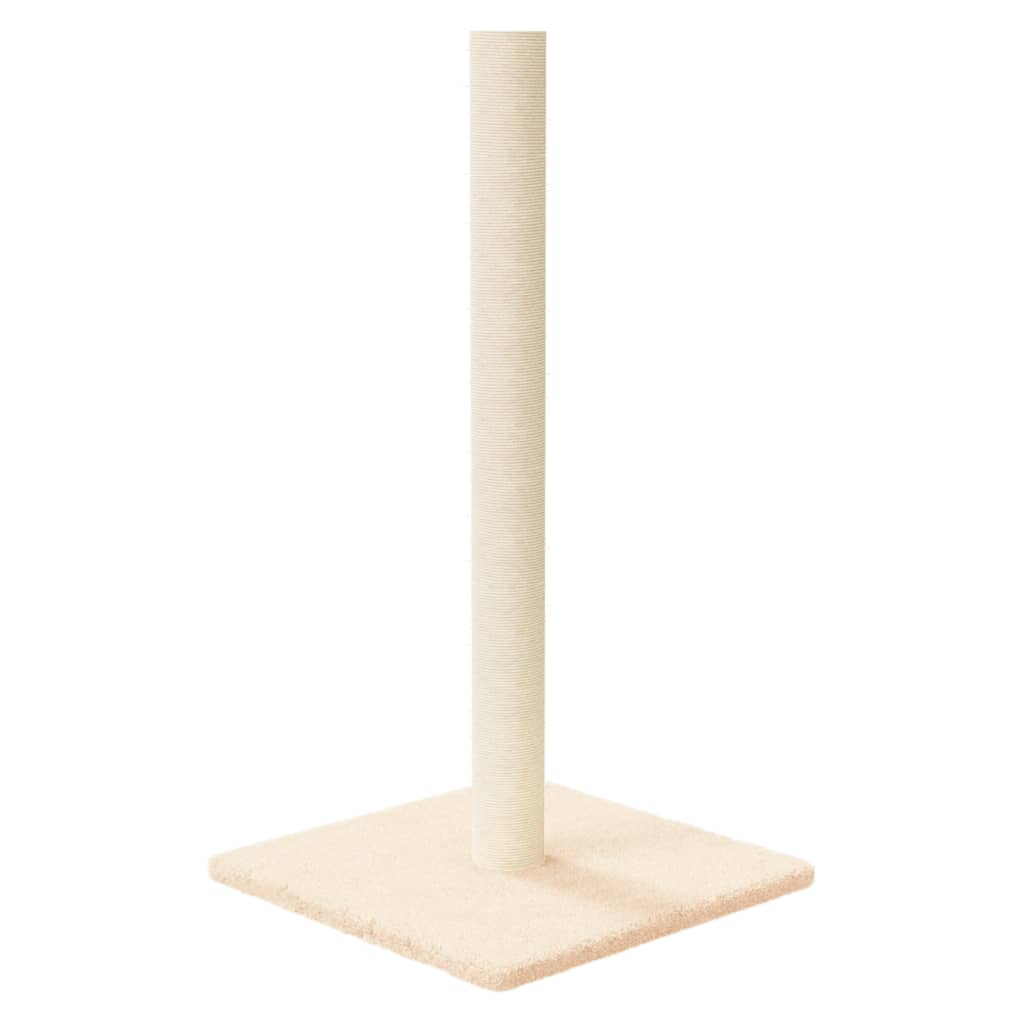 Cat Scratching Post Cream 35x35x70 cm