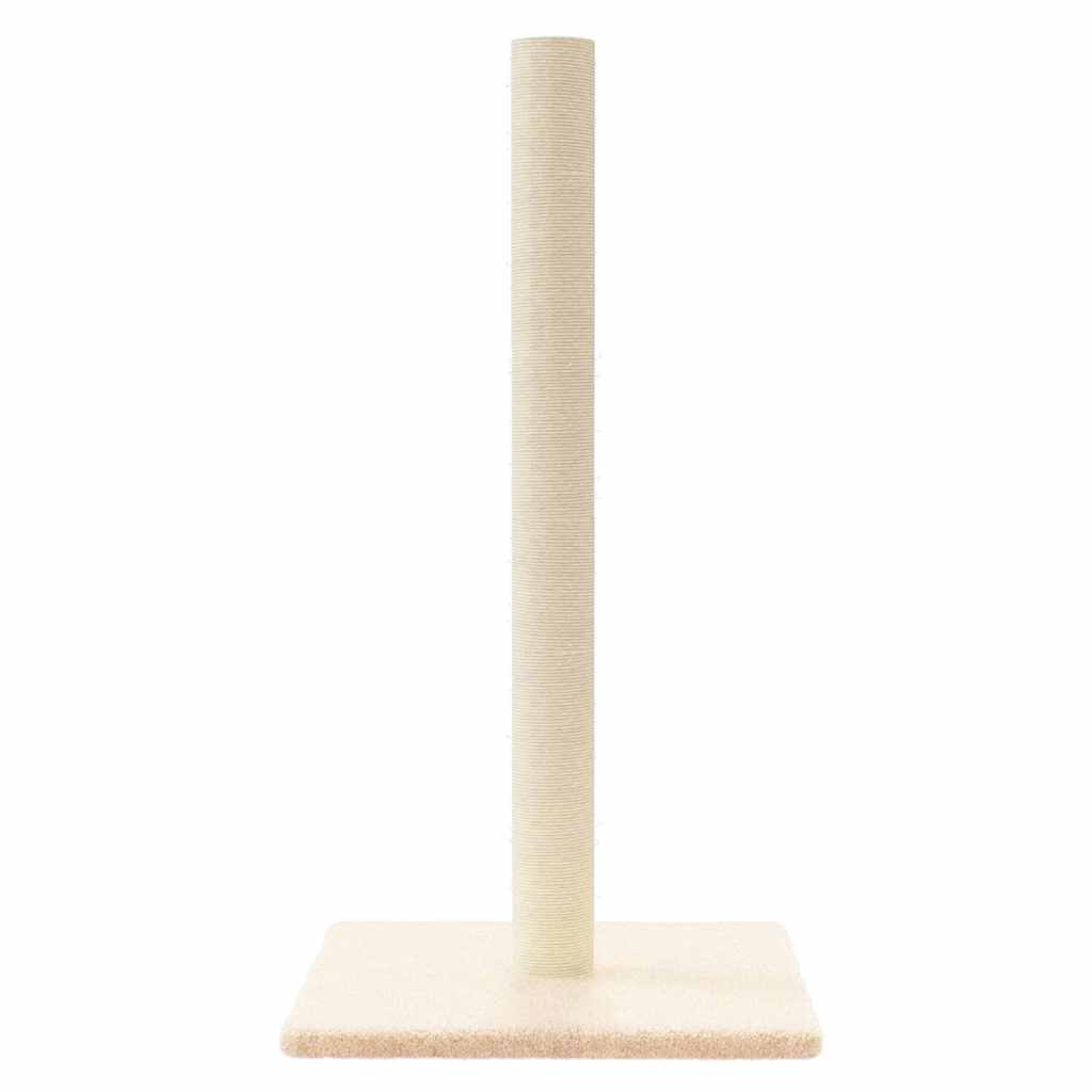 Cat Scratching Post Cream 35x35x70 cm