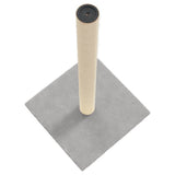 Cat Scratching Post Light Grey 35x35x70 cm - Top-Down View