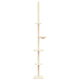 Floor to Ceiling Cat Tree Cream 263.5-289.5 cm
