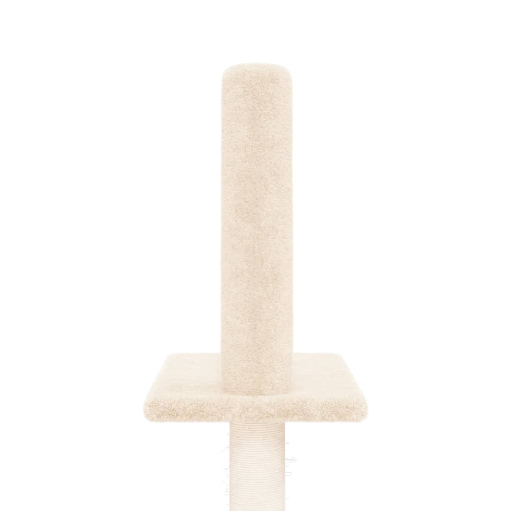 Floor to Ceiling Cat Tree Cream 250.5-276.5 cm