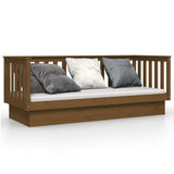 Day Bed without Mattress Honey Brown 90x190 cm Solid Wood Pine