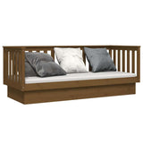 Day Bed without Mattress Honey Brown 90x190 cm Solid Wood Pine