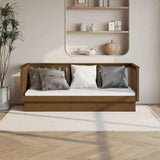 Day Bed without Mattress Honey Brown 90x190 cm Solid Wood Pine