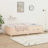 Day Bed without Mattress 90x190 cm Solid Wood Pine - Top-Down View