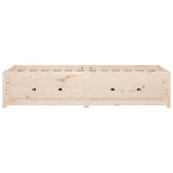 Day Bed without Mattress 90x190 cm Solid Wood Pine