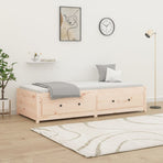 Day Bed without Mattress 90x190 cm Single Solid Wood Pine