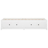 Day Bed without Mattress White 90x190 cm Solid Wood Pine