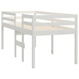 High Sleeper Bed without Mattress White 90x190 cm Solid Wood Pine - Top-Down View