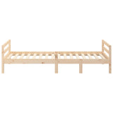Bed Frame without Mattress 90x190 cm Solid Wood Pine