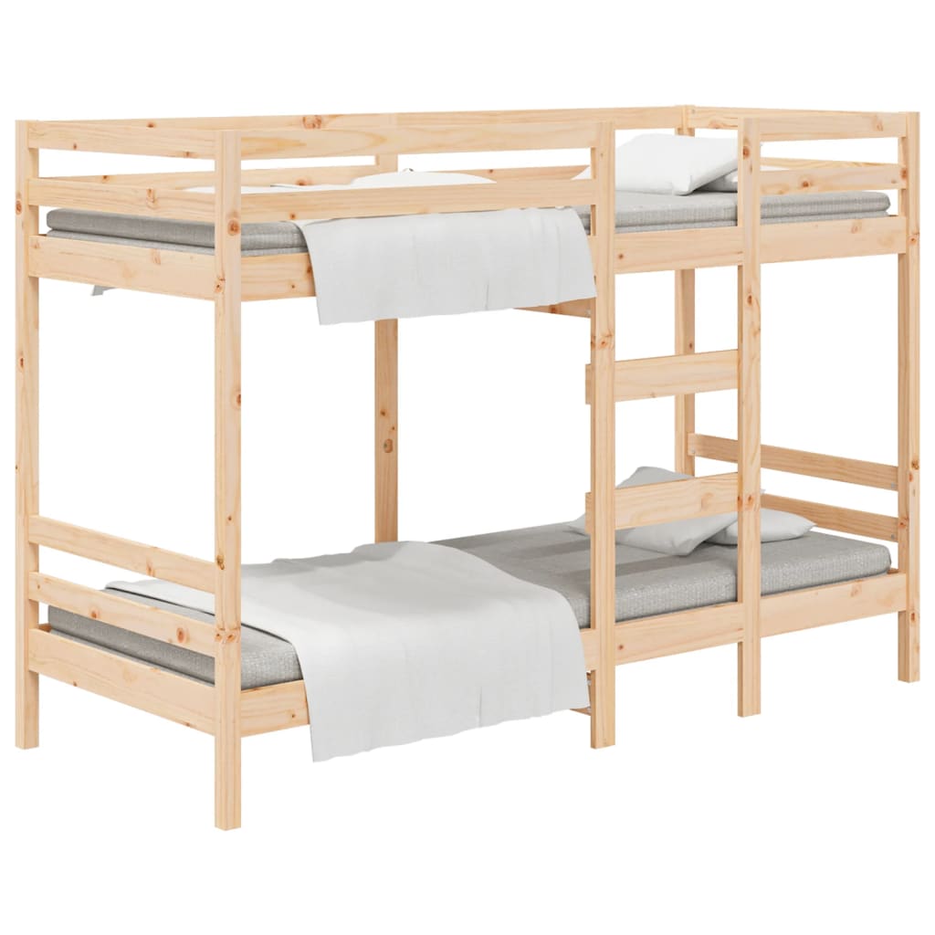Bunk Bed without Mattress 90x190 cm Solid Wood Pine