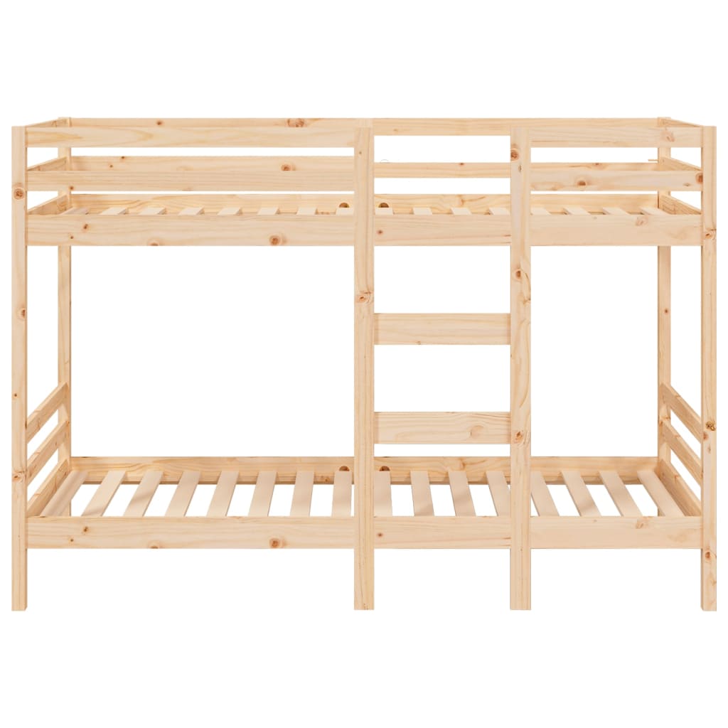 Bunk Bed without Mattress 90x190 cm Solid Wood Pine