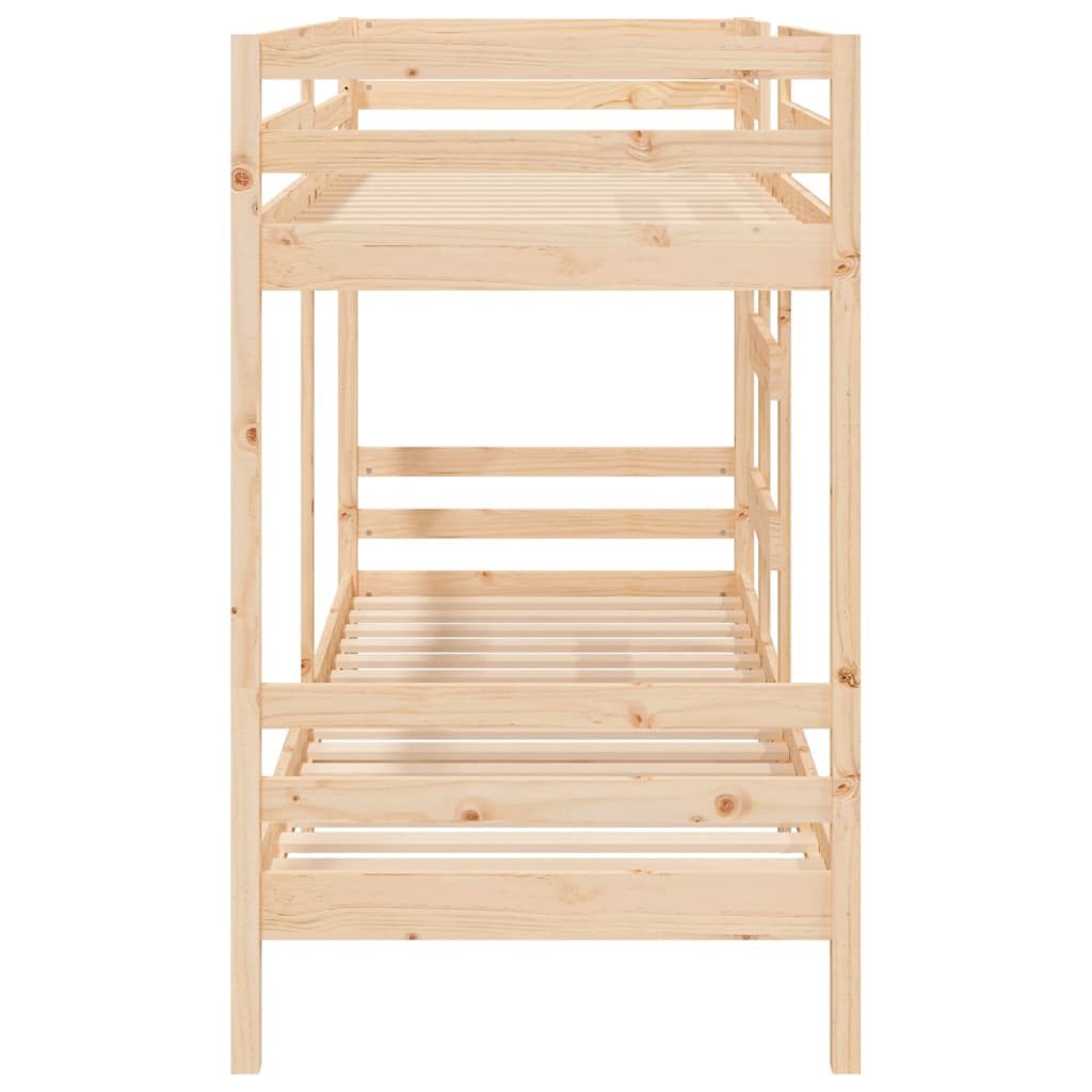 Bunk Bed without Mattress 90x190 cm Solid Wood Pine