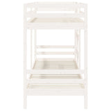 Bunk Bed without Mattress White 90x190 cm Solid Wood Pine