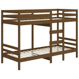 Bunk Bed without Mattress Honey Brown 90x190 cm Solid Wood Pine