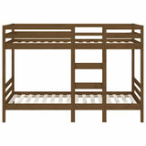Bunk Bed without Mattress Honey Brown 90x190 cm Solid Wood Pine