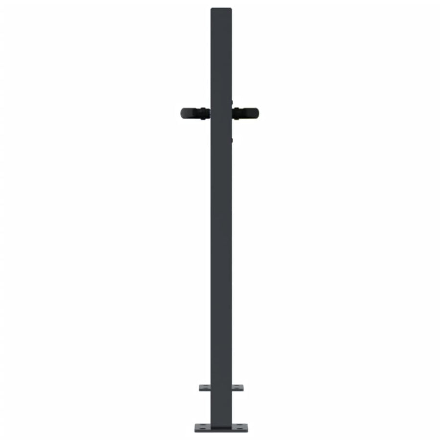 Garden Gate Anthracite 100x100 cm Steel Tree Design