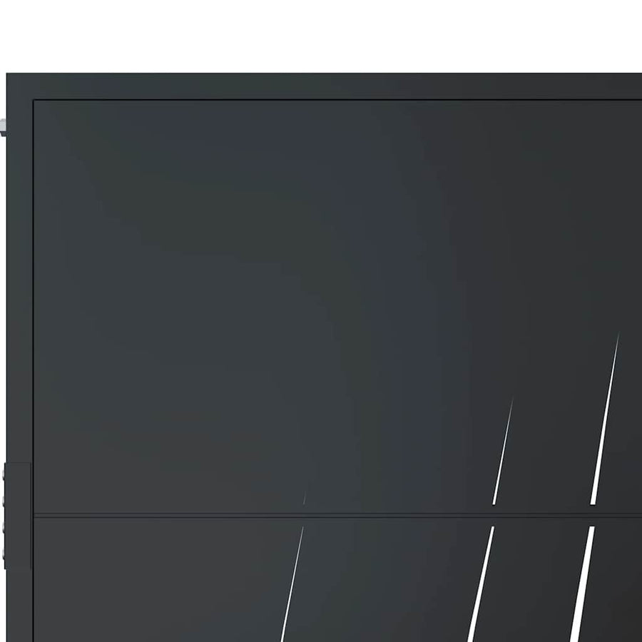 Garden Gate Anthracite 100x100 cm Steel Grass Design
