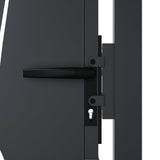 Garden Gate Anthracite 100x100 cm Steel Grass Design