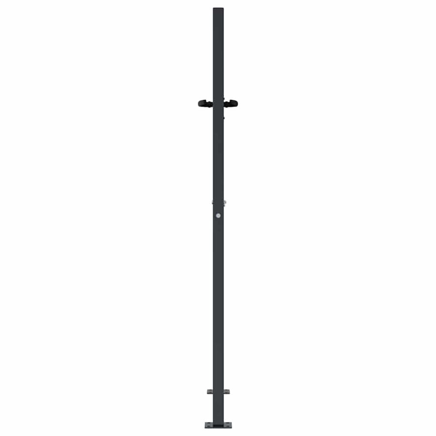 Garden Gate Anthracite 100x125 cm Steel Grass Design