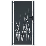 Garden Gate Anthracite 100x175 cm Steel Grass Design
