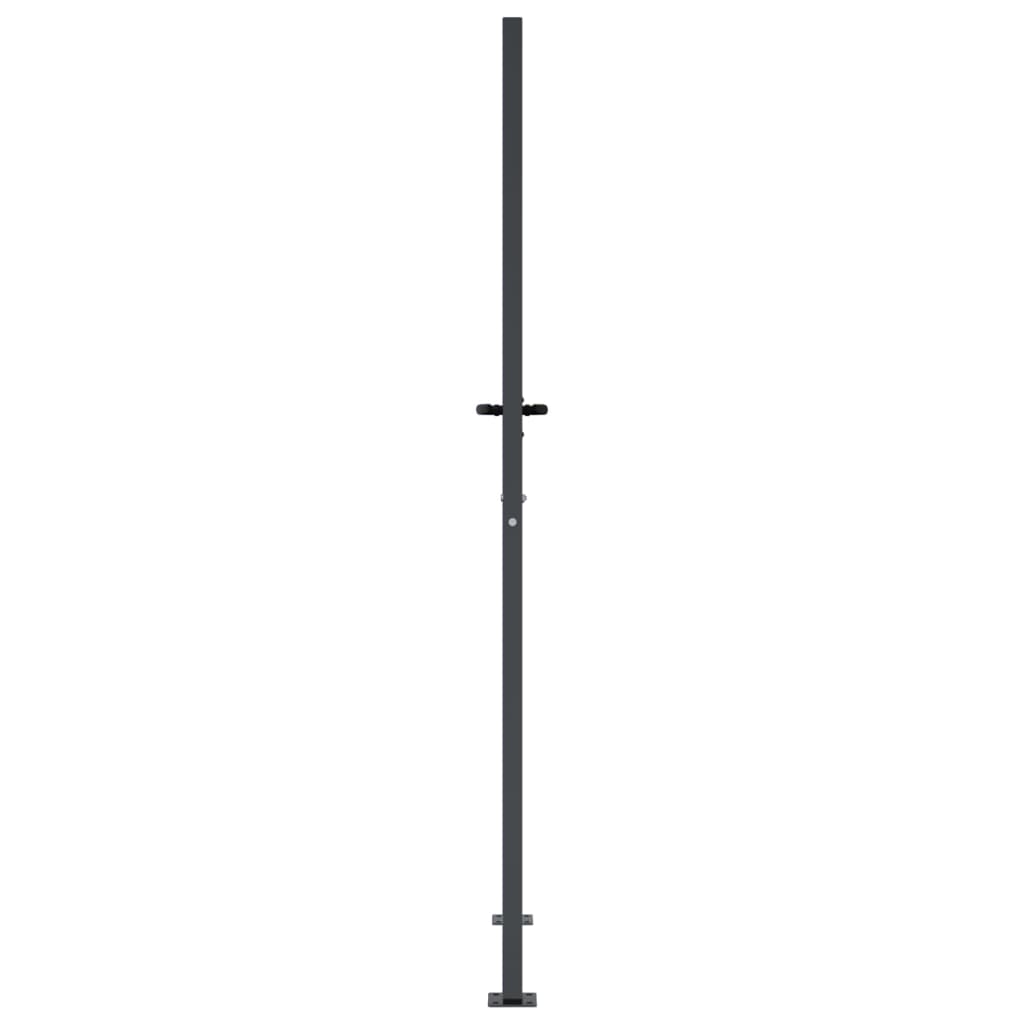 Garden Gate Anthracite 100x175 cm Steel Grass Design