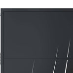 Garden Gate Anthracite 100x200 cm Steel Grass Design