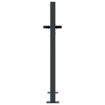 Garden Gate Anthracite 100x75 cm Steel Square Design