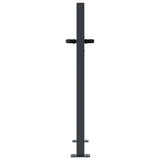 Garden Gate Anthracite 105x80 cm Steel Square Design - Top-Down View