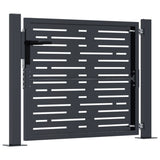 Garden Gate Anthracite 100x100 cm Steel Square Design