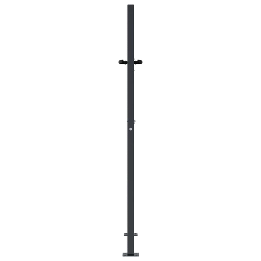 Garden Gate Anthracite 100x125 cm Steel Square Design
