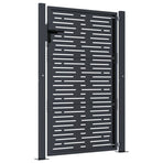 Garden Gate Anthracite 100x125 cm Steel Square Design