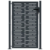 Garden Gate Anthracite 100x150 cm Steel Square Design