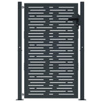 Garden Gate Anthracite 100x150 cm Steel Square Design