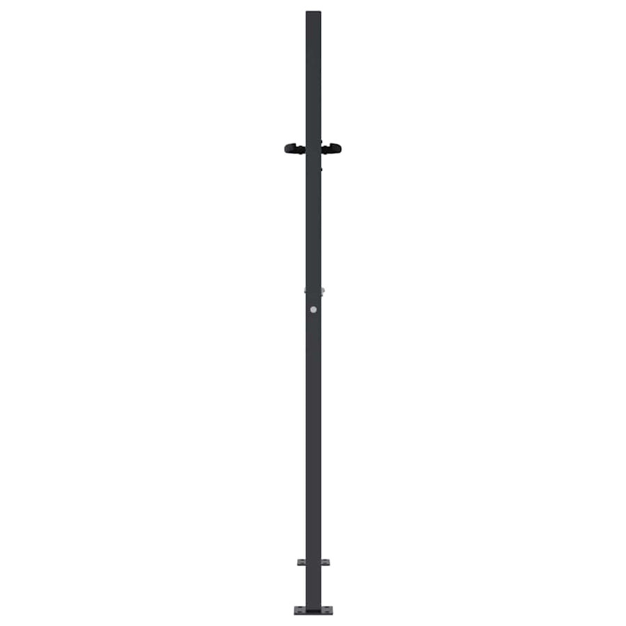 Garden Gate Anthracite 100x150 cm Steel Square Design