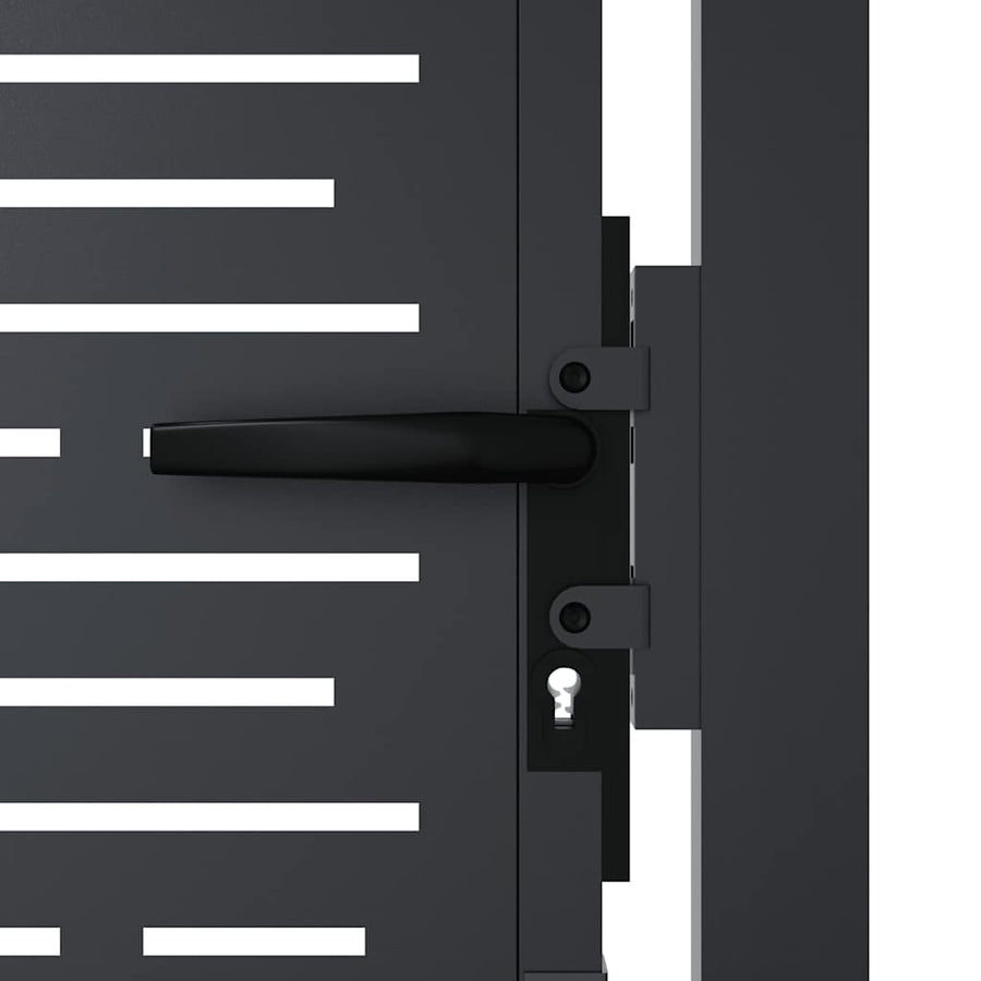 Garden Gate Anthracite 100x150 cm Steel Square Design