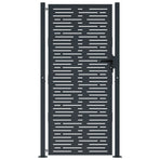 Garden Gate Anthracite 100x200 cm Steel Square Design
