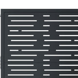 Garden Gate Anthracite 100x200 cm Steel Square Design