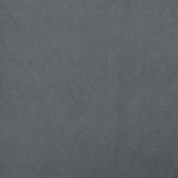 Dog Bed Dark Grey 70x45x30 cm Velvet - Rear View