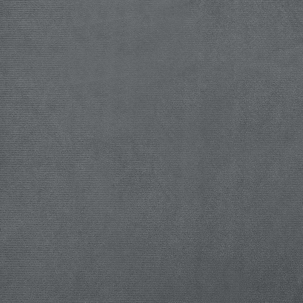 Dog Bed Dark Grey 66x40x45 cm Velvet
