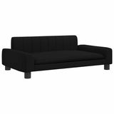 Dog Bed Black 90x53x30 cm Fabric
