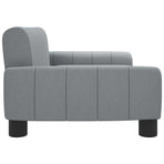 Dog Bed Light Grey 70x45x30 cm Fabric