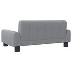 Dog Bed Light Grey 70x45x30 cm Fabric