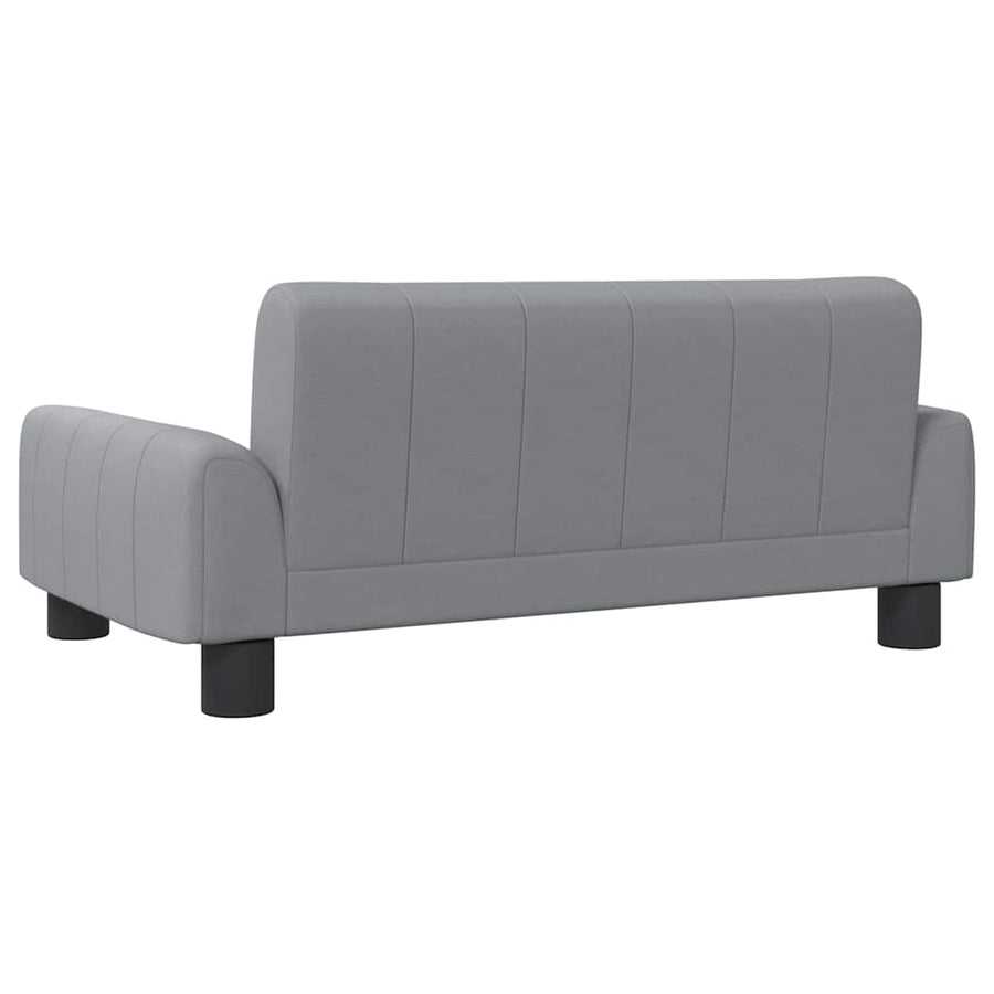 Dog Bed Light Grey 70x45x30 cm Fabric
