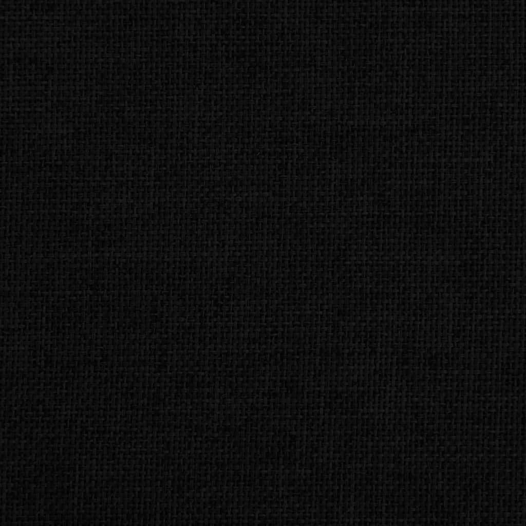 Dog Bed Black 70x45x30 cm Fabric