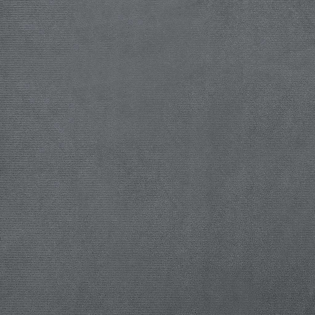 Dog Bed Dark Grey 90x53x30 cm Velvet