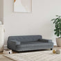 Dog Bed Dark Grey 90x53x30 cm Velvet