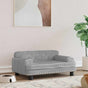 Dog Bed Light Grey 70x45x30 cm Velvet