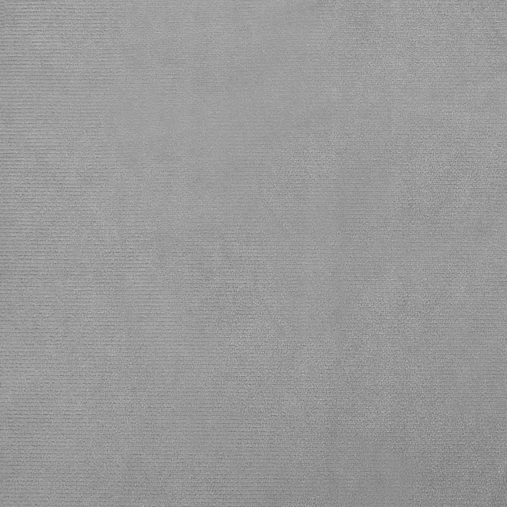 Dog Bed Light Grey 50x40x26.5 cm Velvet